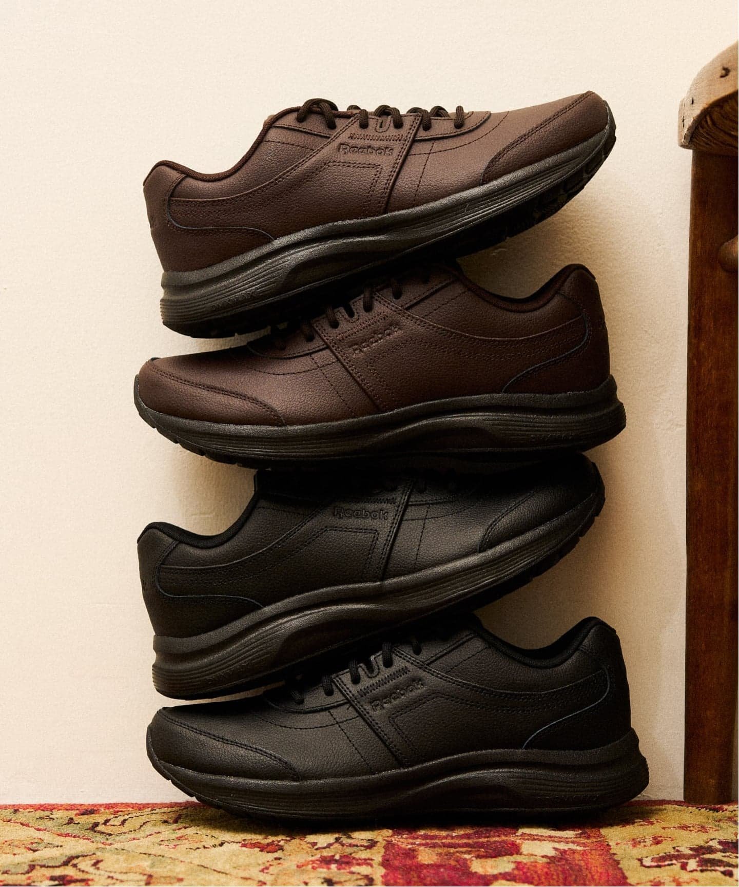 【SALE／30%OFF】417 EDIFICE 【Reebok / リーボック】RAINWALKER DASH DMX XW 4E フォーワンセブン エディフィス シューズ・靴 スニーカー ブラック ブラウン【送料無料】