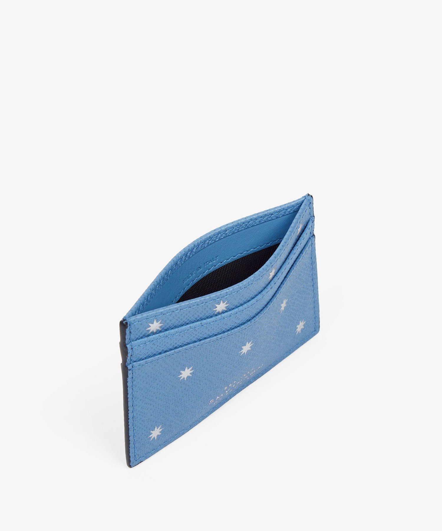 SMYTHSON Panama Stars Flat Card Holder スマイソン 財布・ポーチ・ケース 名刺入れ・カードケース ブルー【送料無料】