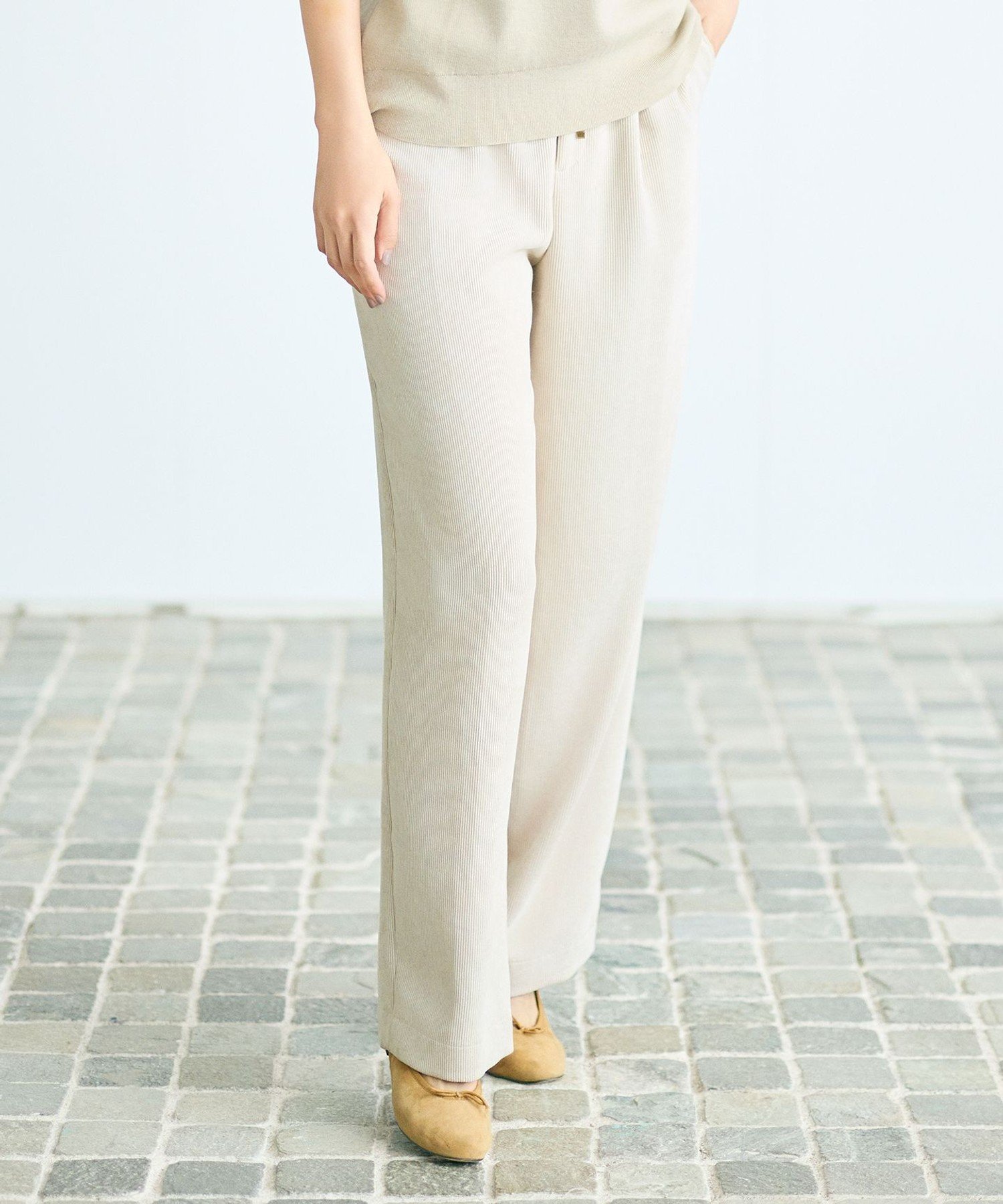 自由区 【カタログ掲載】ソフトコーデュロイワイド パンツII ジユウク パンツ その他のパンツ ブラック..