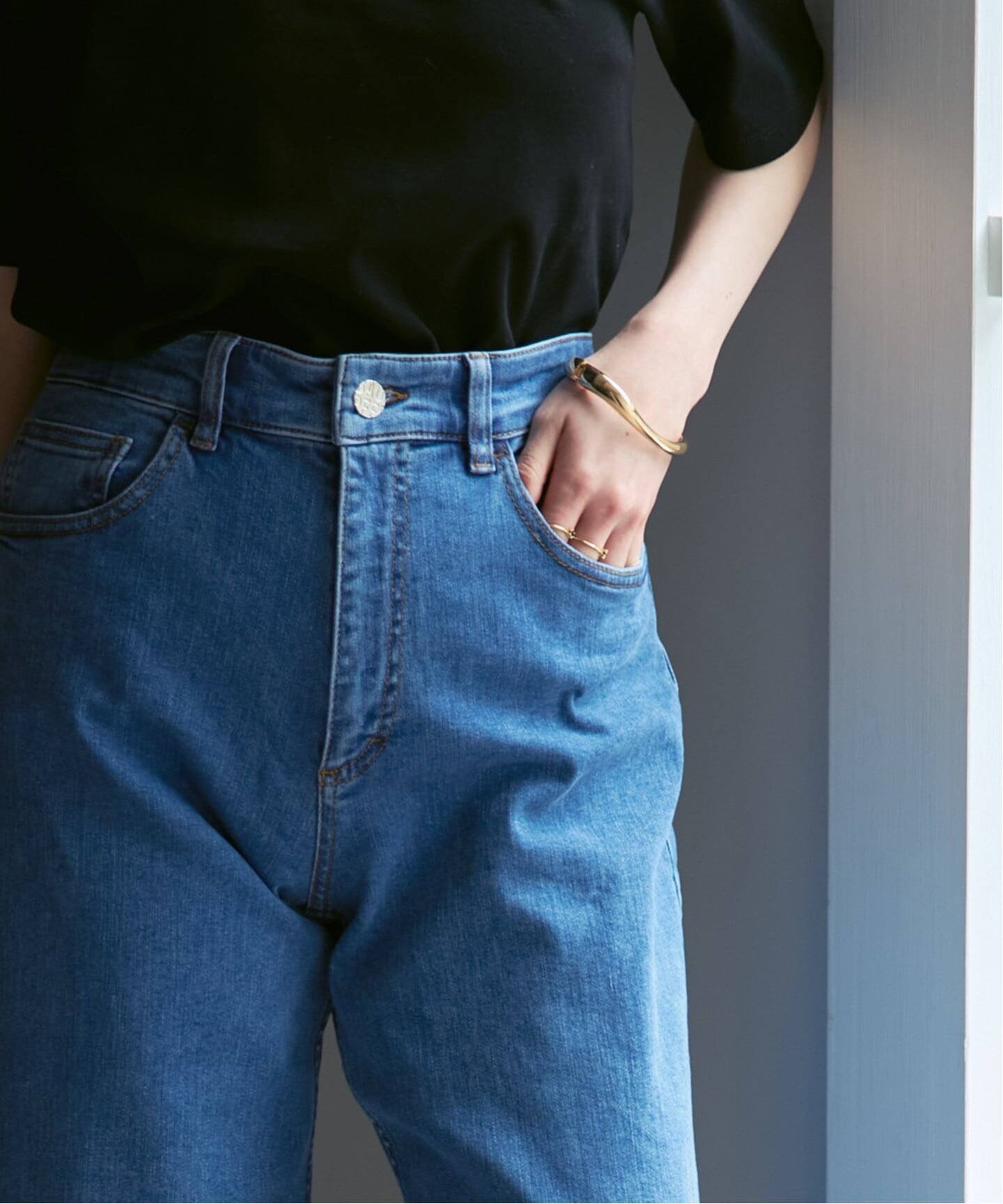NOBLE BAUM UND PFERDGARTEN/バウムウンドヘルガーデン NICETTE ノーブル パンツ ジーンズ・デニムパンツ ブルー