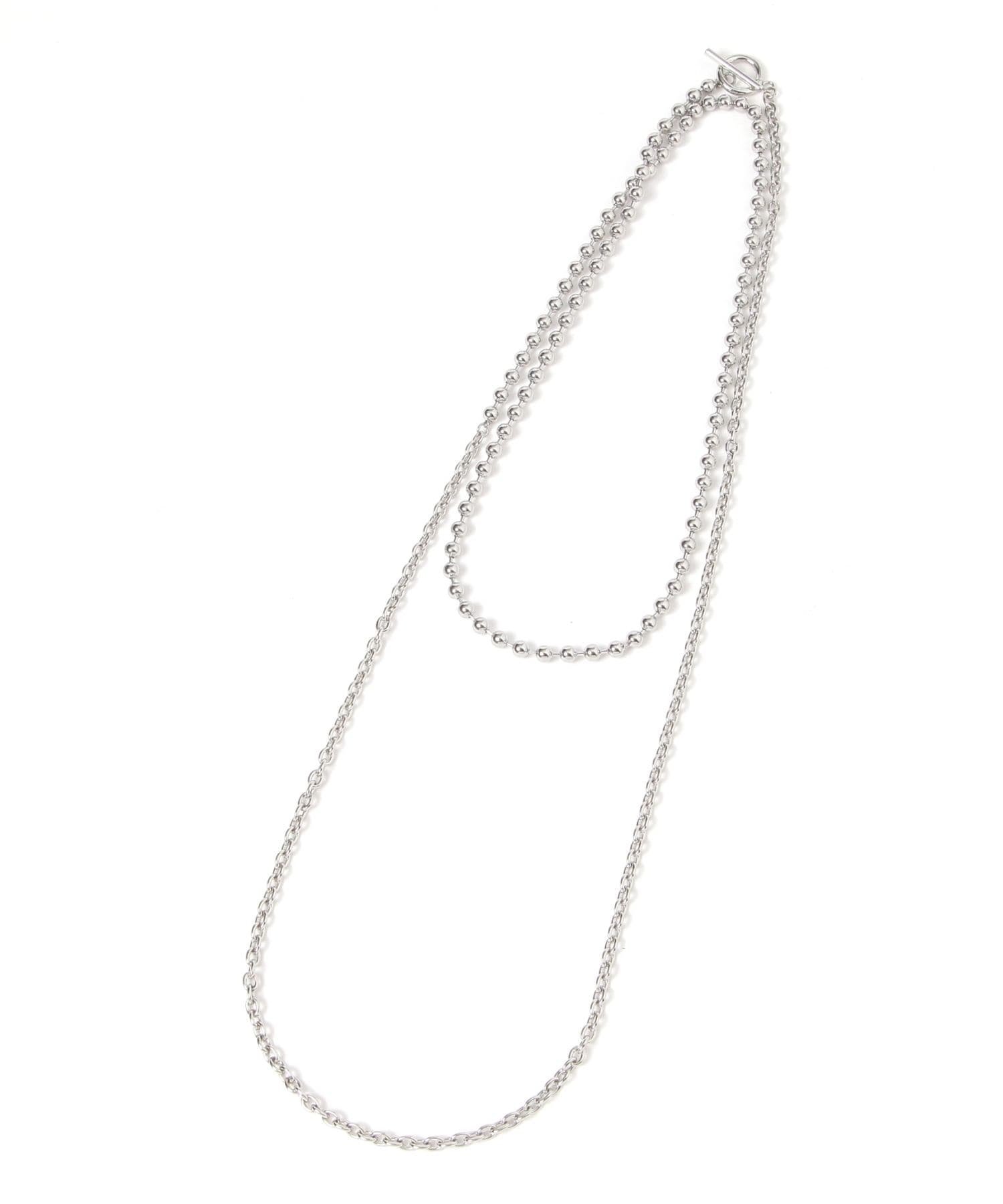 GLOBAL WORK ステンレスキリカエロングチェーンネックレス/888995 グローバルワーク アクセサリー・腕時計 ネックレス シルバー stylife-15894654 Rakuten Fashion サンプル画像3