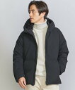 BEAUTY YOUTH UNITED ARROWS 小松マテーレ リサイクル シャンブレー フード ダウンジャケット -700FP 撥水機能- ビューティー＆ユース ユナイテッドアローズ ジャケット アウター その他のジャケット アウター ブラック グレー ブラウン【送料無料】