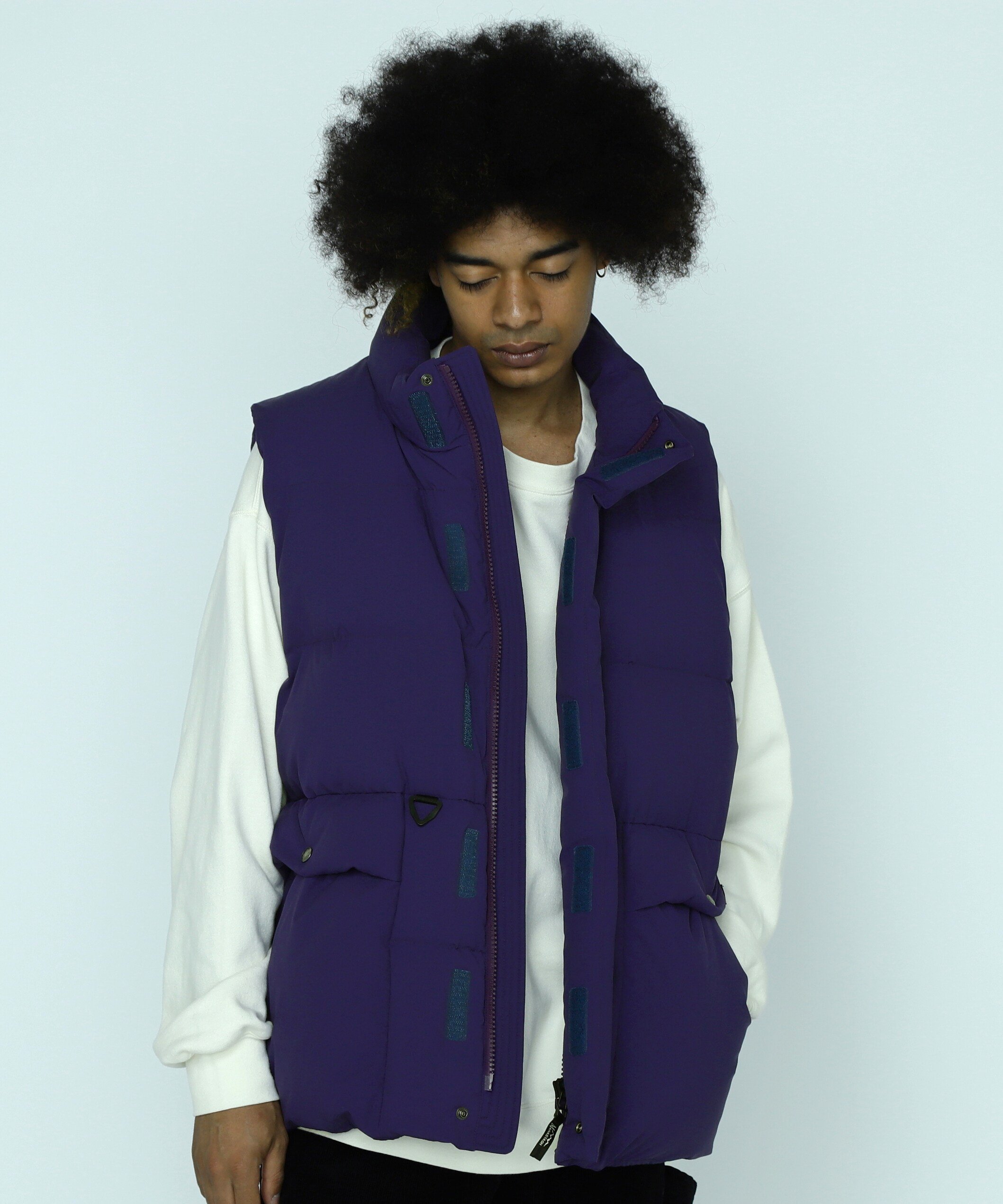 【SALE／40 OFF】MANASTASH MANASTASH/マナスタッシュ/MARTY DOWN VEST 039 23/マーティーダウンベスト マナスタッシュ ジャケット アウター ブルゾン ジャンパー パープル ブラック グリーン オレンジ【送料無料】