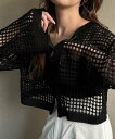 【SALE/66%OFF】JUNOAH ダブルジップクロップドメッシュニット ジュノア トップス ニット ホワイト ブラック グレー