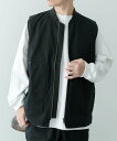 【SALE/51%OFF】URBAN RESEARCH ITEMS ジップアップ コットンワークベスト アーバンリサーチアイテムズ トップス ベスト・ジレ ブラ...
