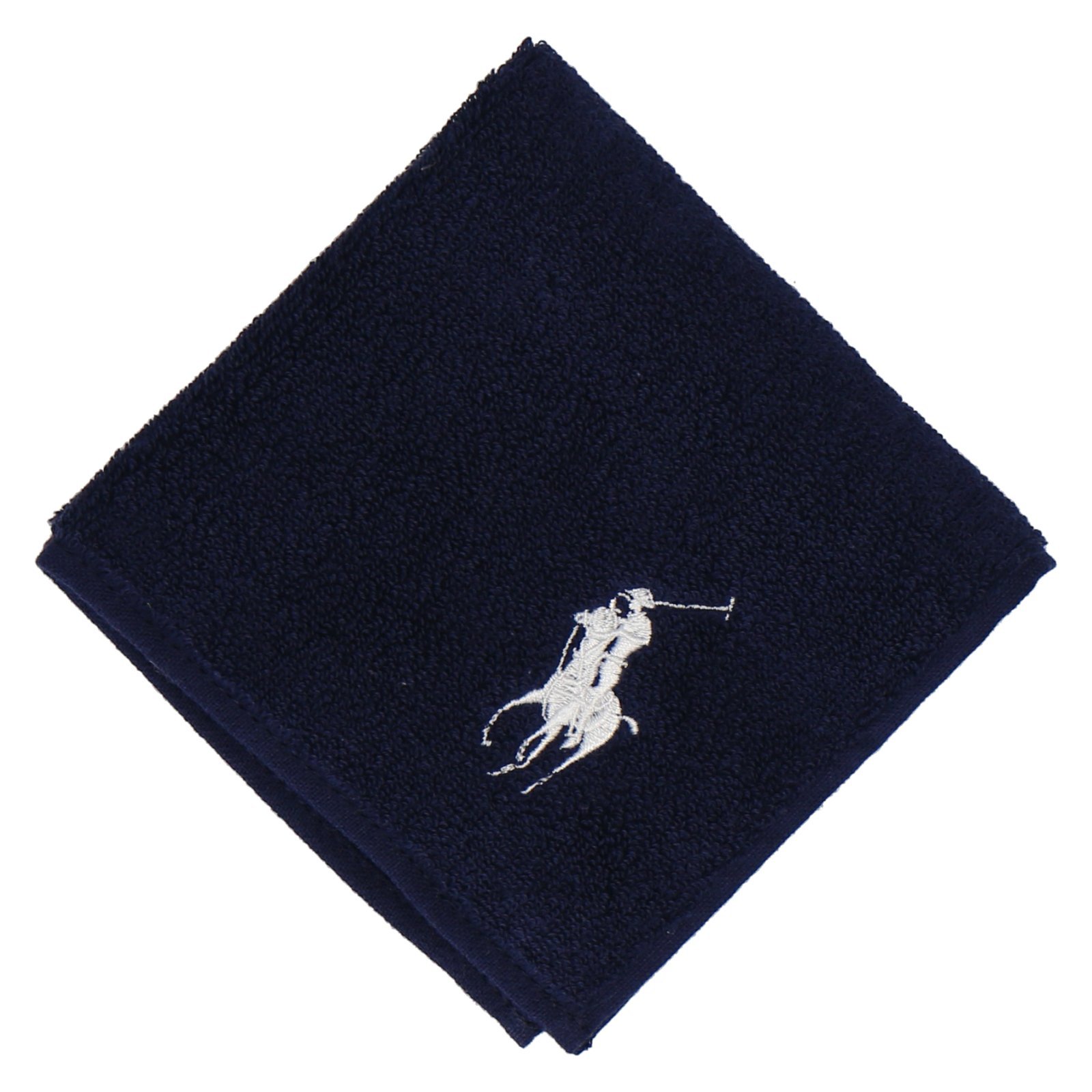 POLO RALPH LAUREN ポロ ラルフ ローレン メンズ ミニタオル インターモードカワベ ファッション雑貨 ハンカチ・ハンドタオル ブルー ホワイト ネイビー