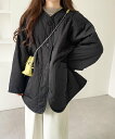 【SALE/41%OFF】GeeRA 波キルティングジャケットコート ジーラ ジャケット・アウター その他のジャケット・アウター カーキグリーン ブラック ホワ...