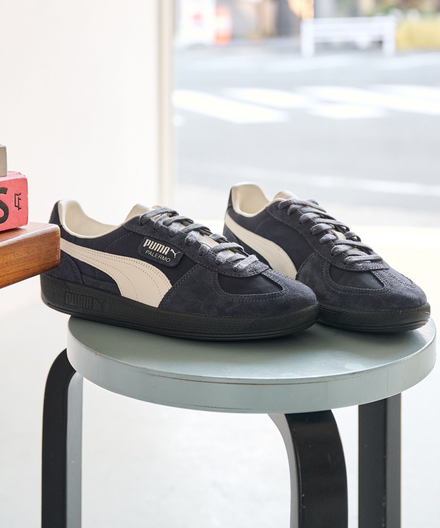 UNITED ARROWS green label relaxing 【別注】＜PUMA＞PALERMO スニーカー ユナイテッドアローズ グリーンレーベルリラクシング シューズ・靴 スニーカー ネイビー【送料無料】