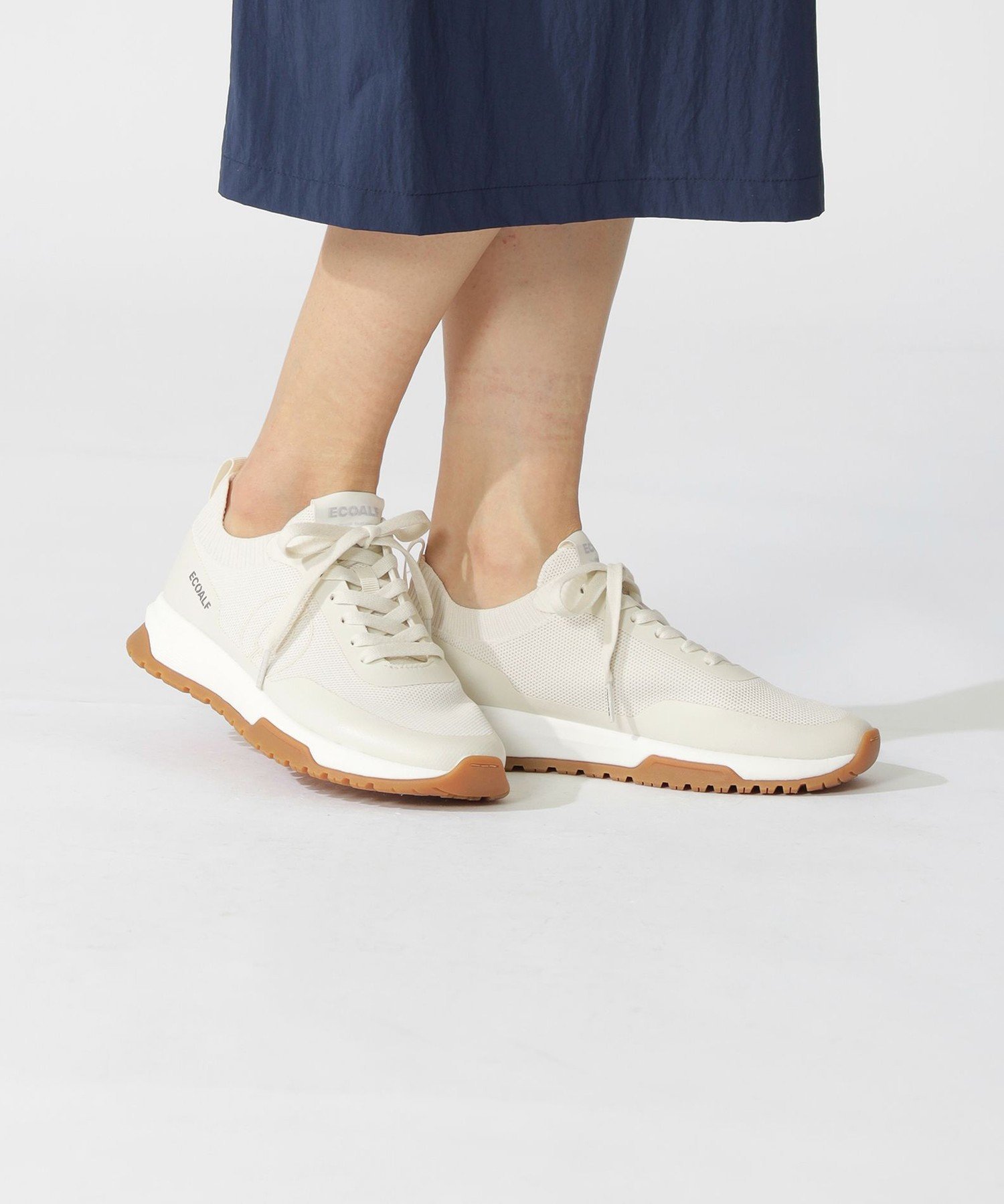 ECOALF CALGARY ニット スニーカー / CALGARYALF SNEAKERS WOMAN エコアルフ シューズ・靴 スニーカー ホワイト【送料無料】
