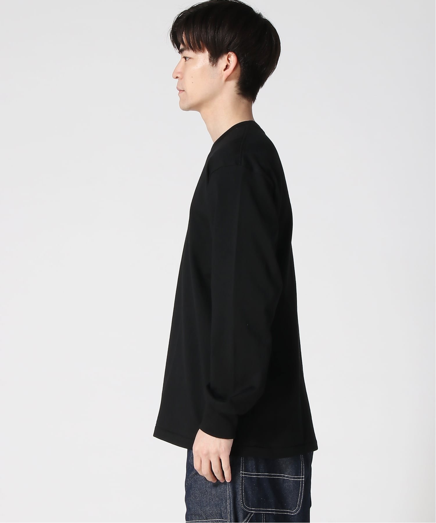 Hanes Hanes/(U)HM4-C201 ハンドサイン トップス カットソー・Tシャツ ブラック【送料無料】