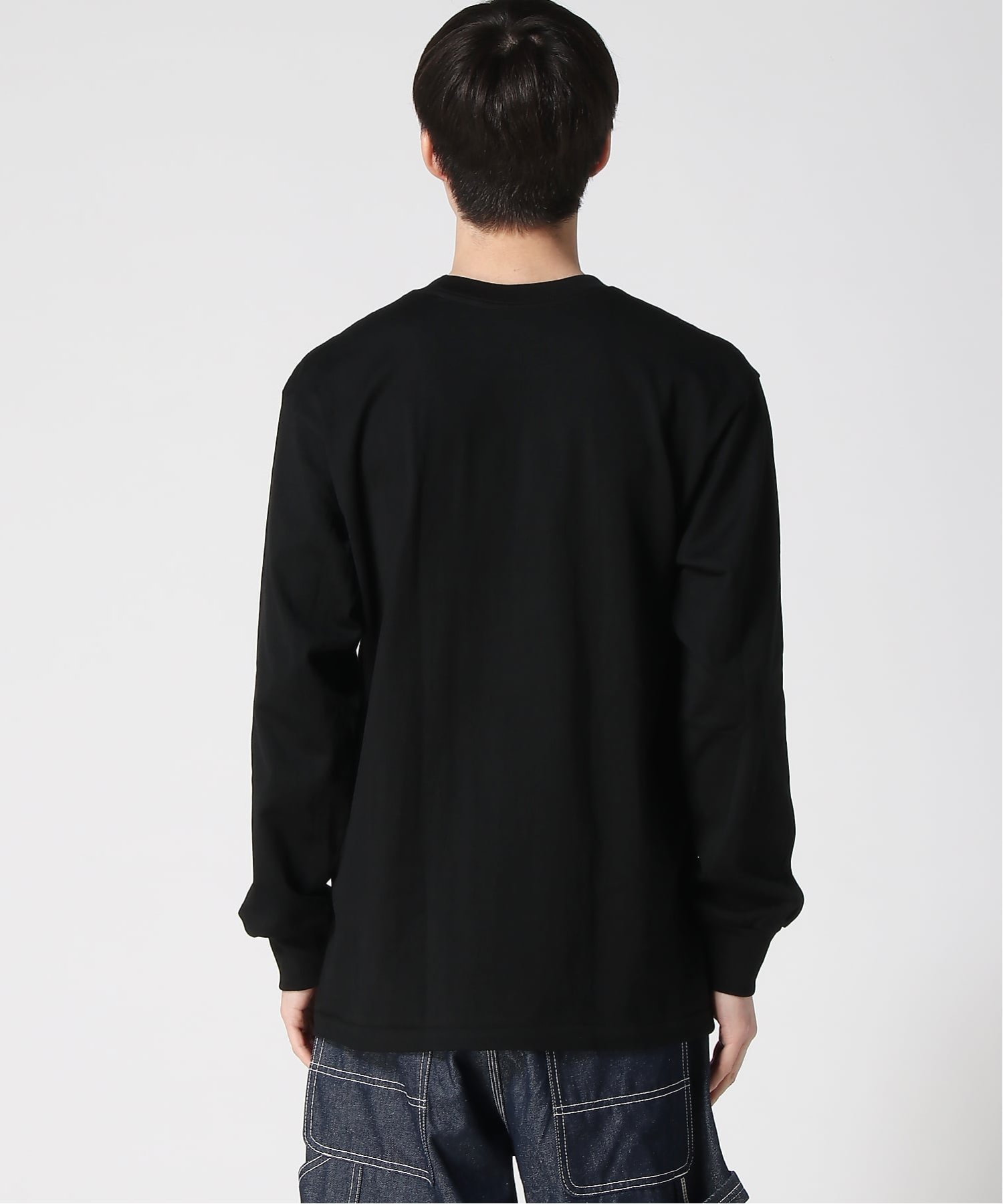 Hanes Hanes/(U)HM4-C201 ハンドサイン トップス カットソー・Tシャツ ブラック【送料無料】