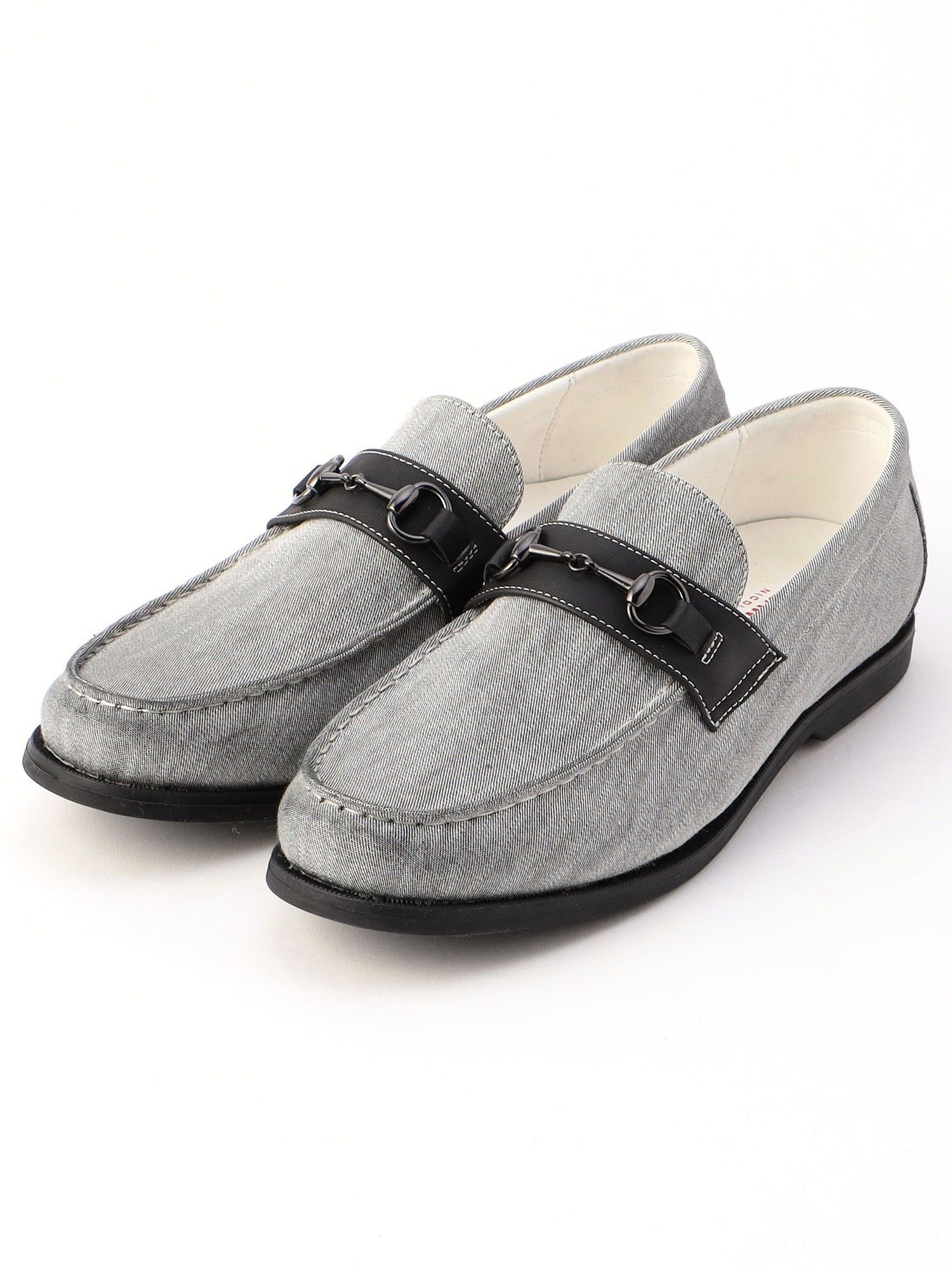 【SALE／50%OFF】HIDEAWAYS NICOLE ビット付きデッキシューズ ニコル シューズ・靴 その他のシューズ・靴 ホワイト グレー ネイビー【送料無料】