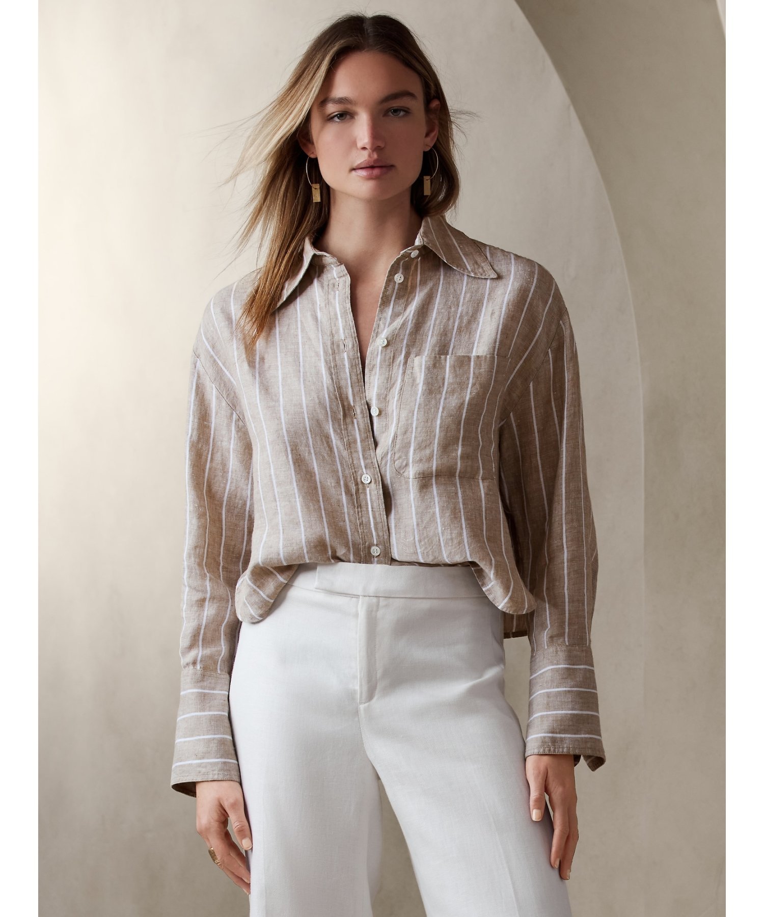 SALE45%OFFBANANA REPUBLIC (W)ͥ ܥ åץ  Хʥʡѥ֥å ȥåץ ġ֥饦 ١ ۥ磻 󥸡̵