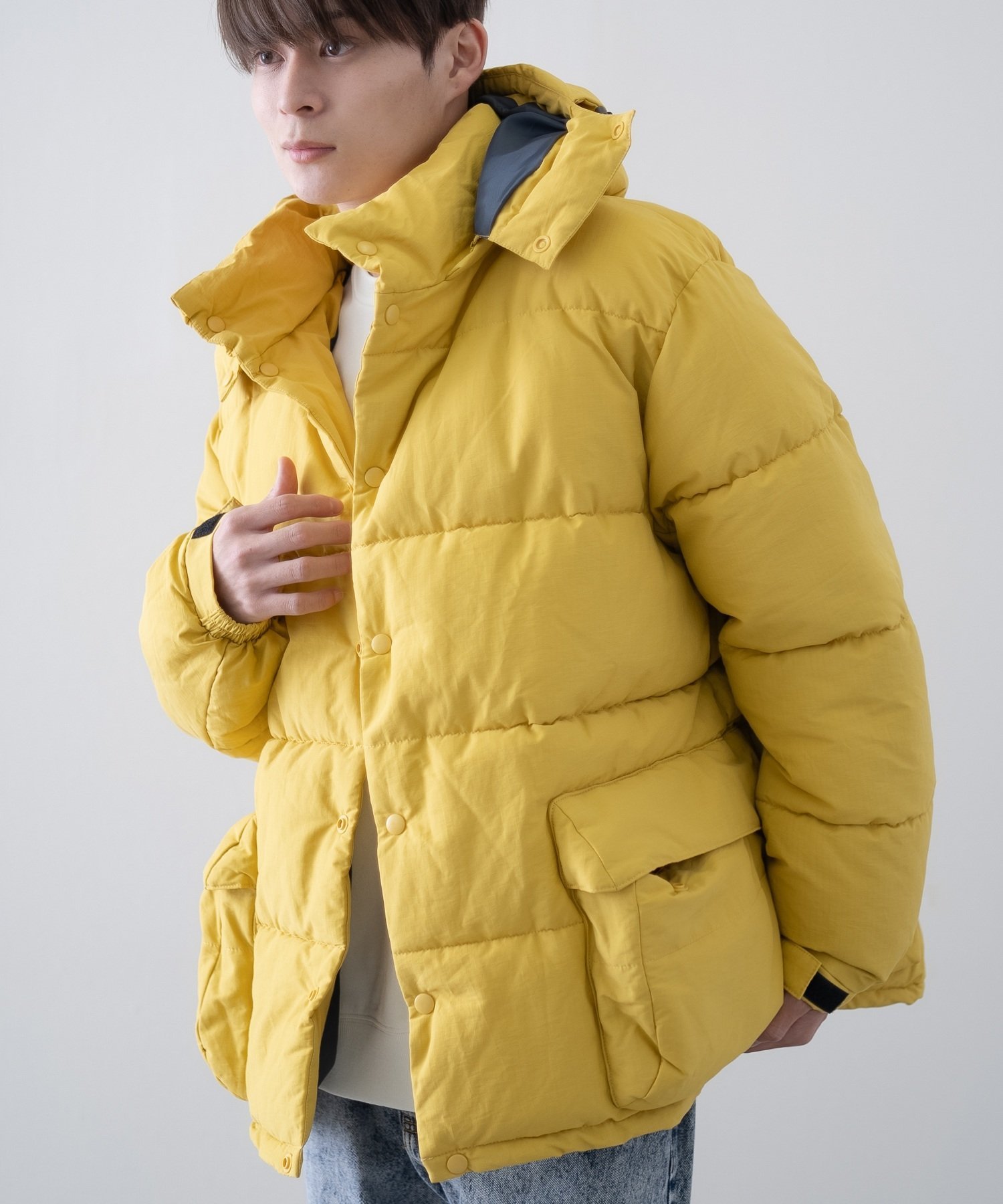 【SALE/21%OFF】improves ポリリップ エコダウン フーデッドジャケット インプローブス ジャケット・アウター ダウンジャケット・ダウンベスト ブラック レッド ホワイト イエロー【送料無料】
