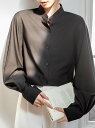 【SALE/20%OFF】Doux Belle ボリュームスリーブブラウス ボリュームスリーブシャツ フロントボタン ドゥー・ベル トップス その他のトップス ...