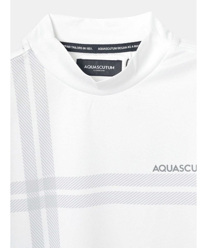【SALE／30%OFF】Aquascutum GOLF GOLF MEN Wラインチェックモックネック アクアスキュータム トップス カットソー・Tシャツ【送料無料】