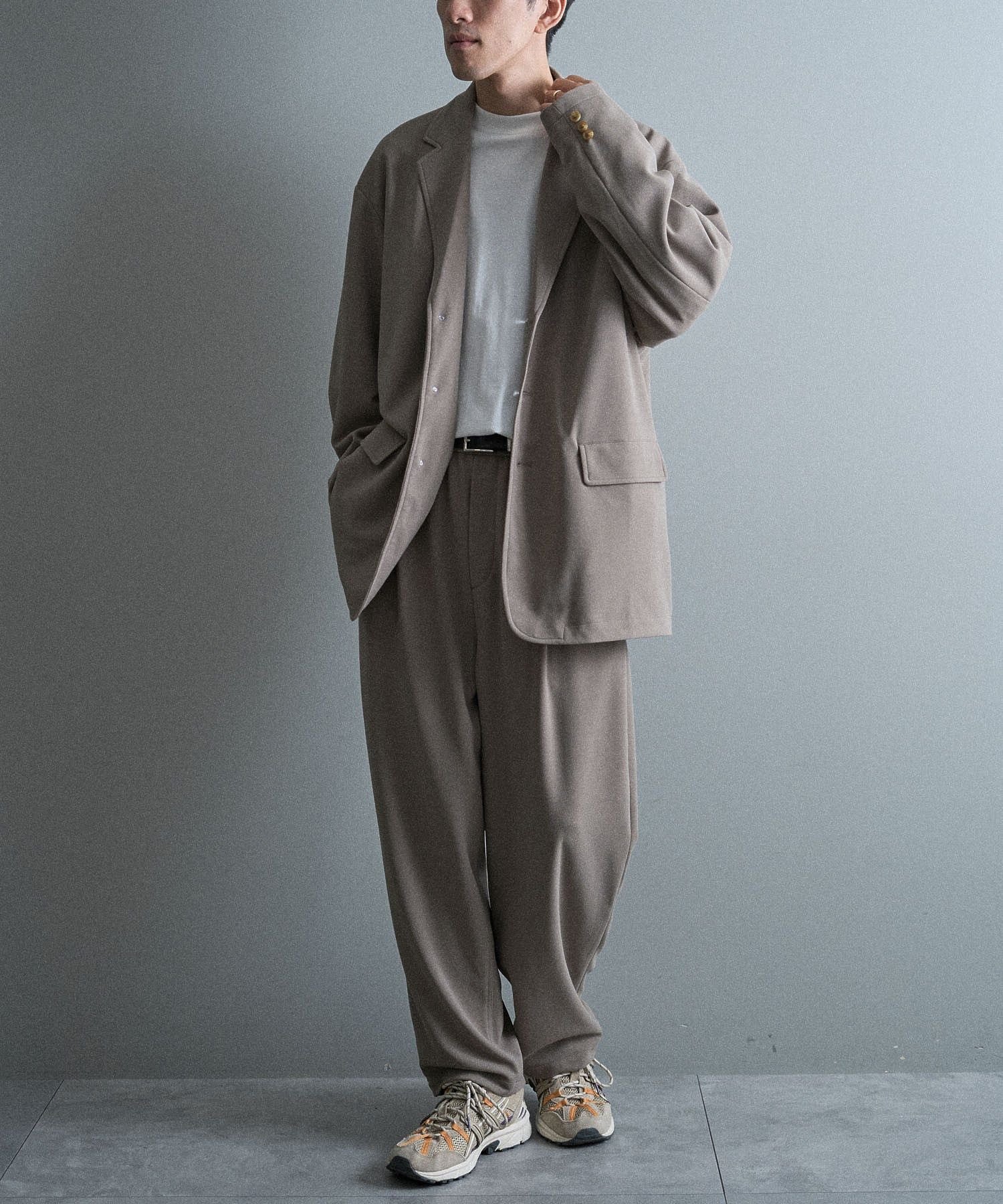 【SALE／10%OFF】CRAFT STANDARD BOUTIQUE ジョーゼットセットアップ クラフトスタンダードブティック スーツ・フォーマル セットアップスーツ グリーン ブラック ベージュ グレー【送料無料】