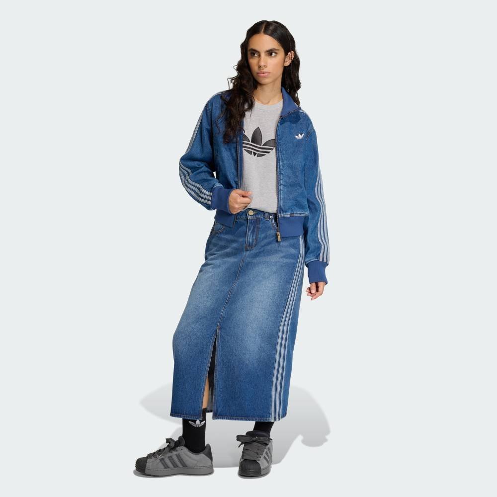 adidas 【公式】アディダス adidas スリーストライプス ペンシル スカート デニム アディダス スカート その他のスカート【送料無料】
