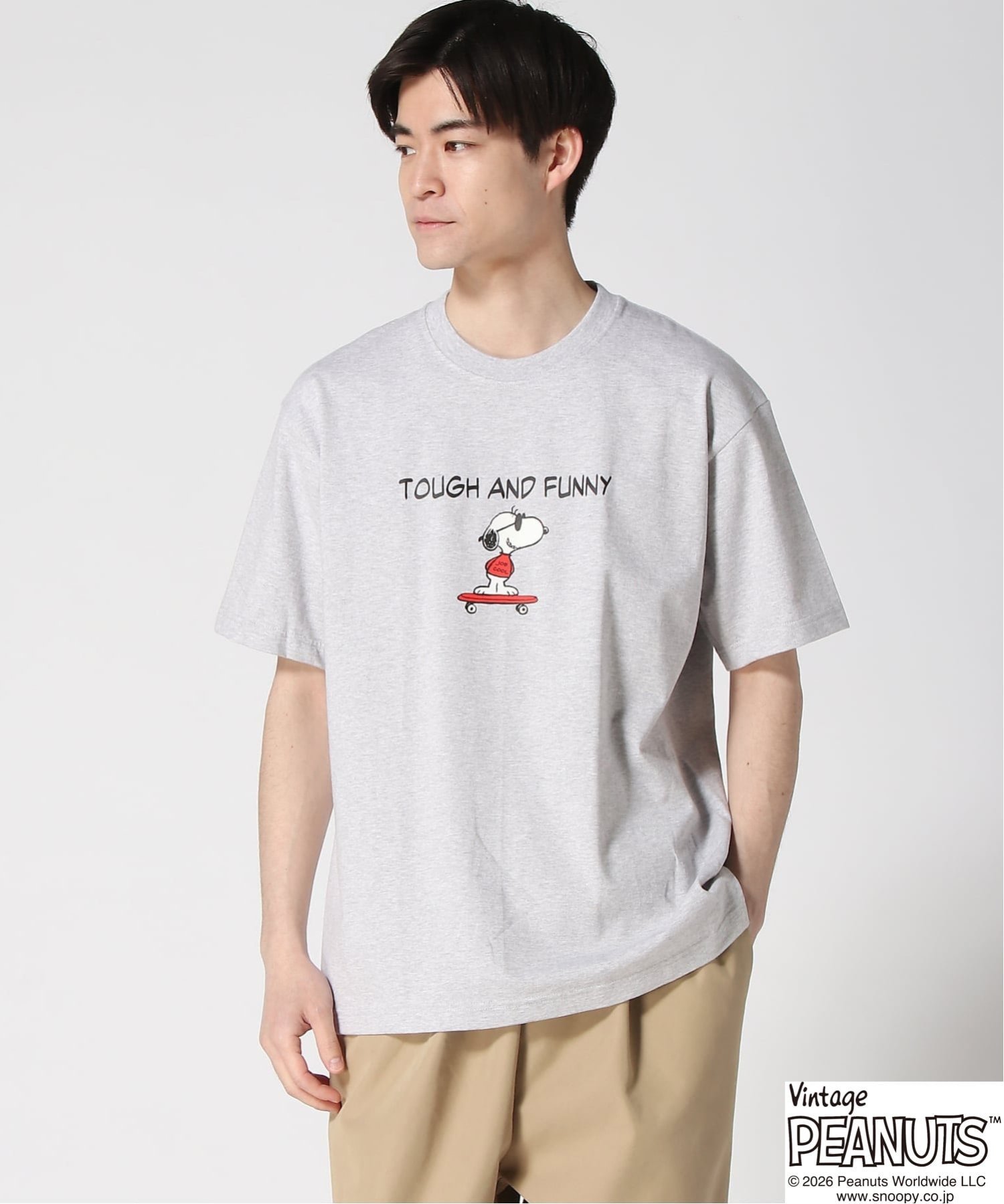 Hanes Hanes/(M)HM1-D002 PEANUTS X BEEFY-T ハンドサイン トップス カットソー・Tシャツ ブラック グレー ネイビー ホワイト【送料無料】