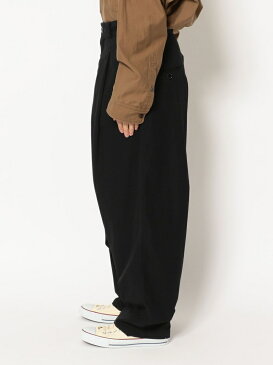 ROYAL FLASH Maison MIHARAYASUHIRO/メゾン ミハラヤスヒロ /OVER SIZED SMOOTH CHINO PANTS /オーバーサイズ サルエル パ ロイヤルフラッシュ パンツ/ジーンズ フルレングス ブラック【送料無料】