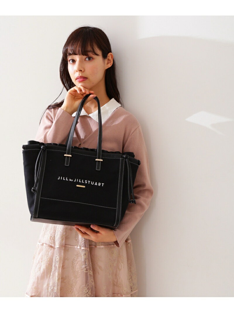 JILL by JILL STUART ◆フリルレイヤードトートバッグ ジル バイ ジル スチュアート バッグ その他のバッグ ブラック ブラウン ピンク【送料無料】のサムネイル