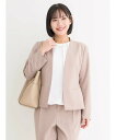 【SALE/20%OFF】Re-J&SUPURE 【接触冷感】【Wクロス】ノーカラージャケット(セットアップ可) リジェイアンドスプル スーツ・フォーマル セッ...