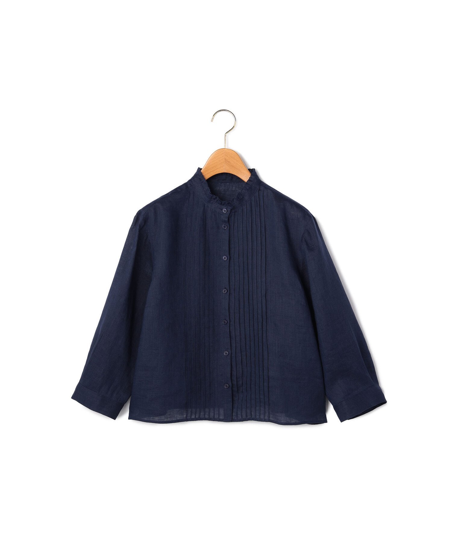 KEITH 【Lサイズ】60/-リネンブラウス キース トップス シャツ・ブラウス ピンク ネイビー ベージュ