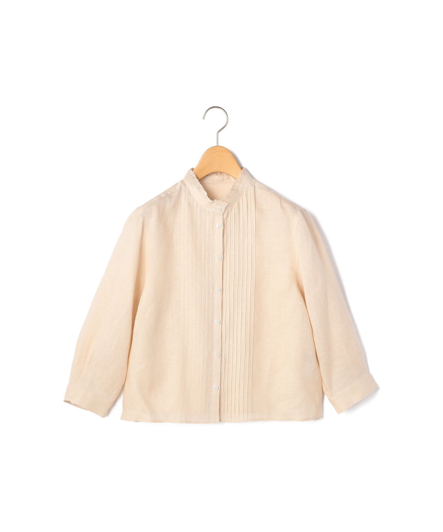 KEITH 【Lサイズ】60/-リネンブラウス キース トップス シャツ・ブラウス ピンク ネイビー ベージュ