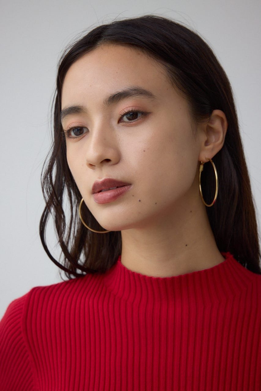 AZUL BY MOUSSY ステンレスビッグフープピアス アズールバイマウジー アクセサリー・腕時計 その他のアクセサリー・腕時計