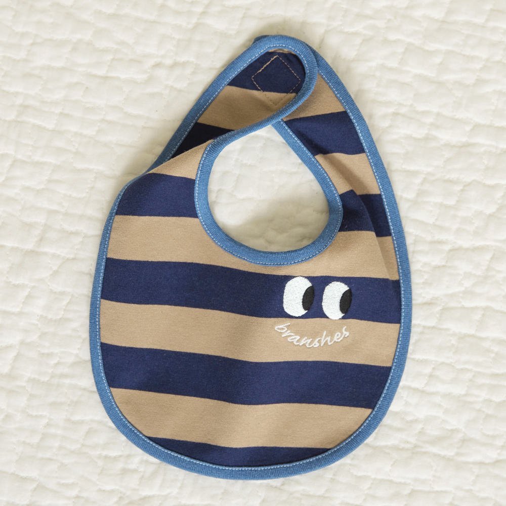 branshes 【ベビー】デニムスタイ ブランシェス マタニティウェア・ベビー用品 スタイ・よだれかけ ブラウン ブルー