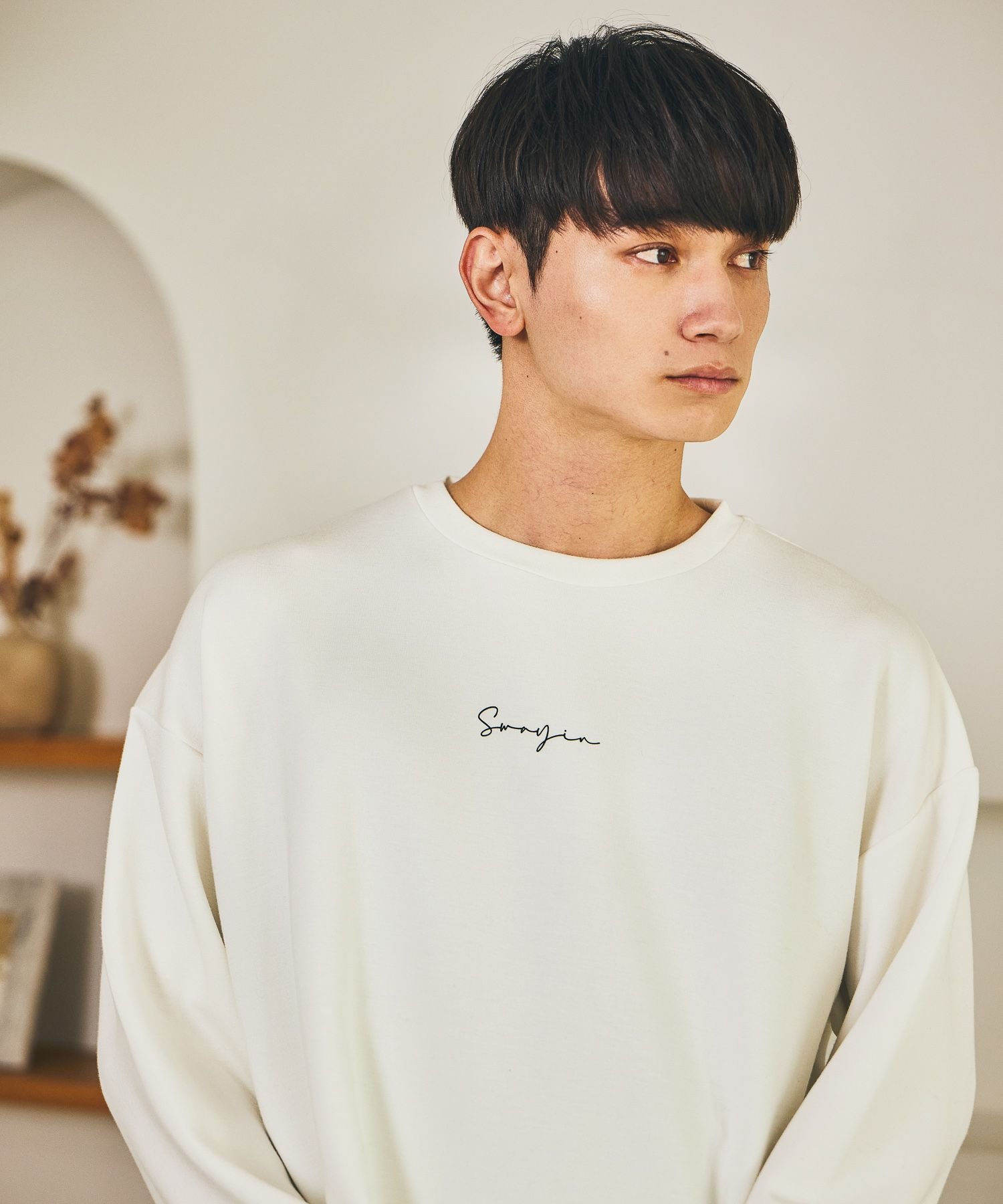 LAKOLE ダンボールLOGOロンT ラコレ トップス カットソー・Tシャツ ブラック ホワイト パープル ブラウン ピンク グレー