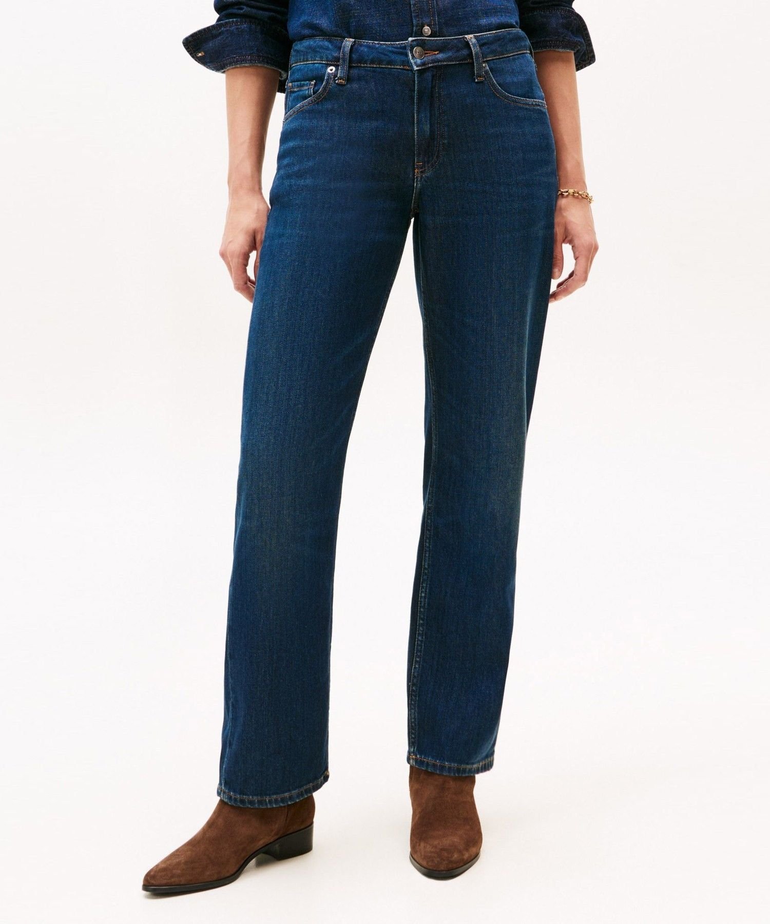 【SALE／40%OFF】TOMMY HILFIGER クラッシックストレートミロデニムパンツ トミーヒルフィガー パンツ ジーンズ・デニムパンツ ブラック【送料無料】
