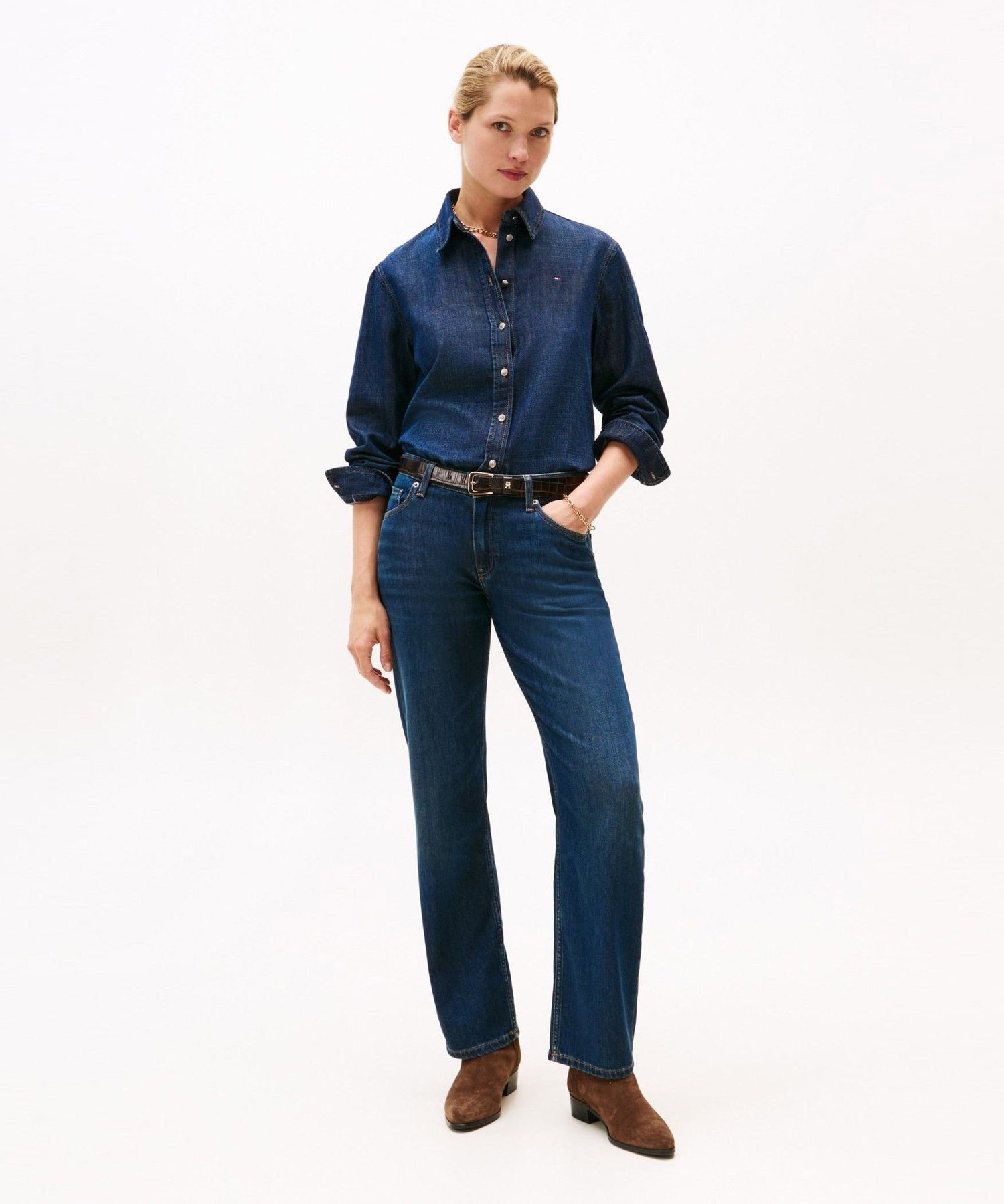 【SALE／40%OFF】TOMMY HILFIGER クラッシックストレートミロデニムパンツ トミーヒルフィガー パンツ ジーンズ・デニムパンツ ブラック【送料無料】