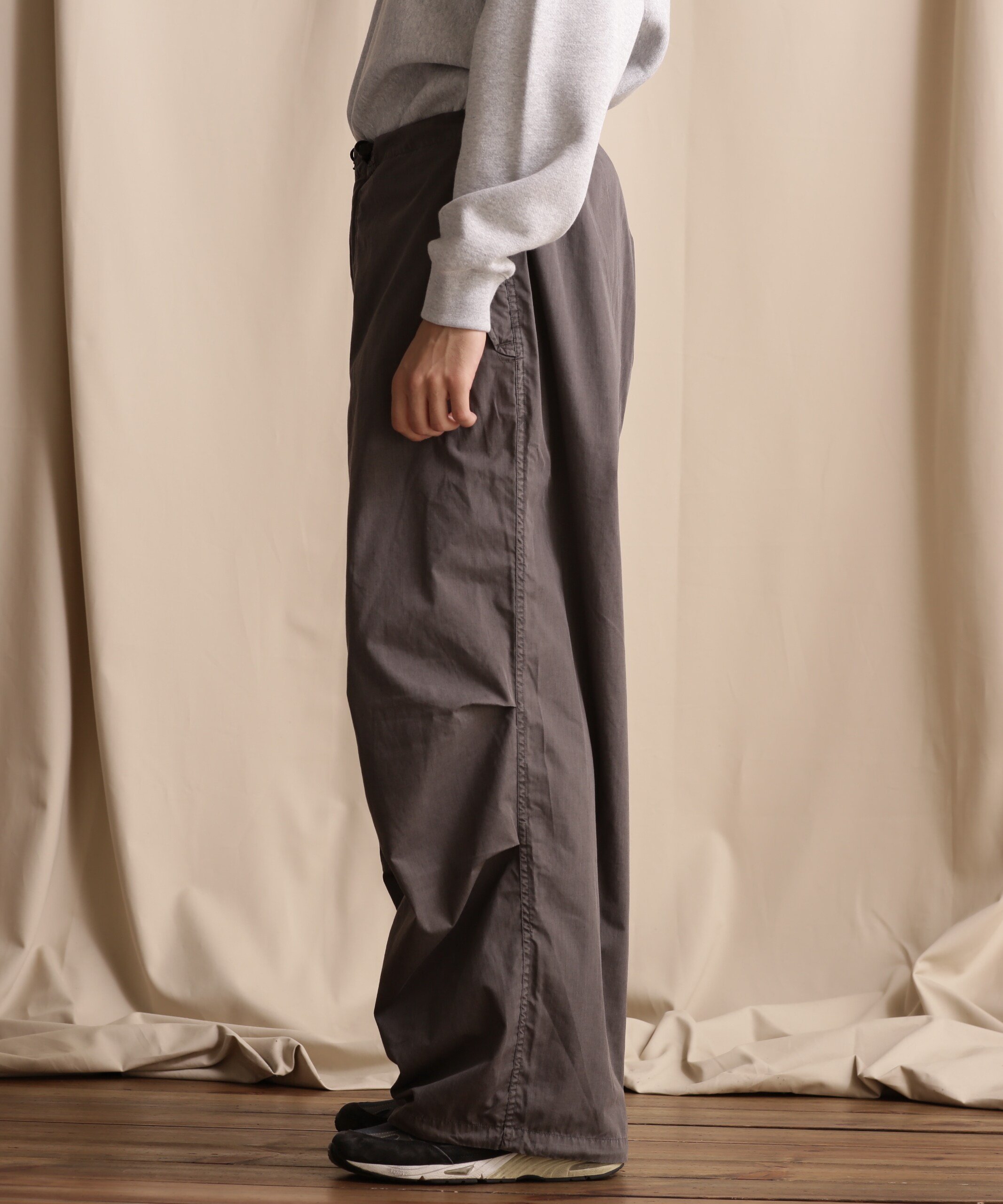 【SALE／50%OFF】Schott 直営限定/FADE OVER PANTS/フェード オーバーパンツ ショット パンツ その他のパンツ ブラック ベージュ【送料無料】