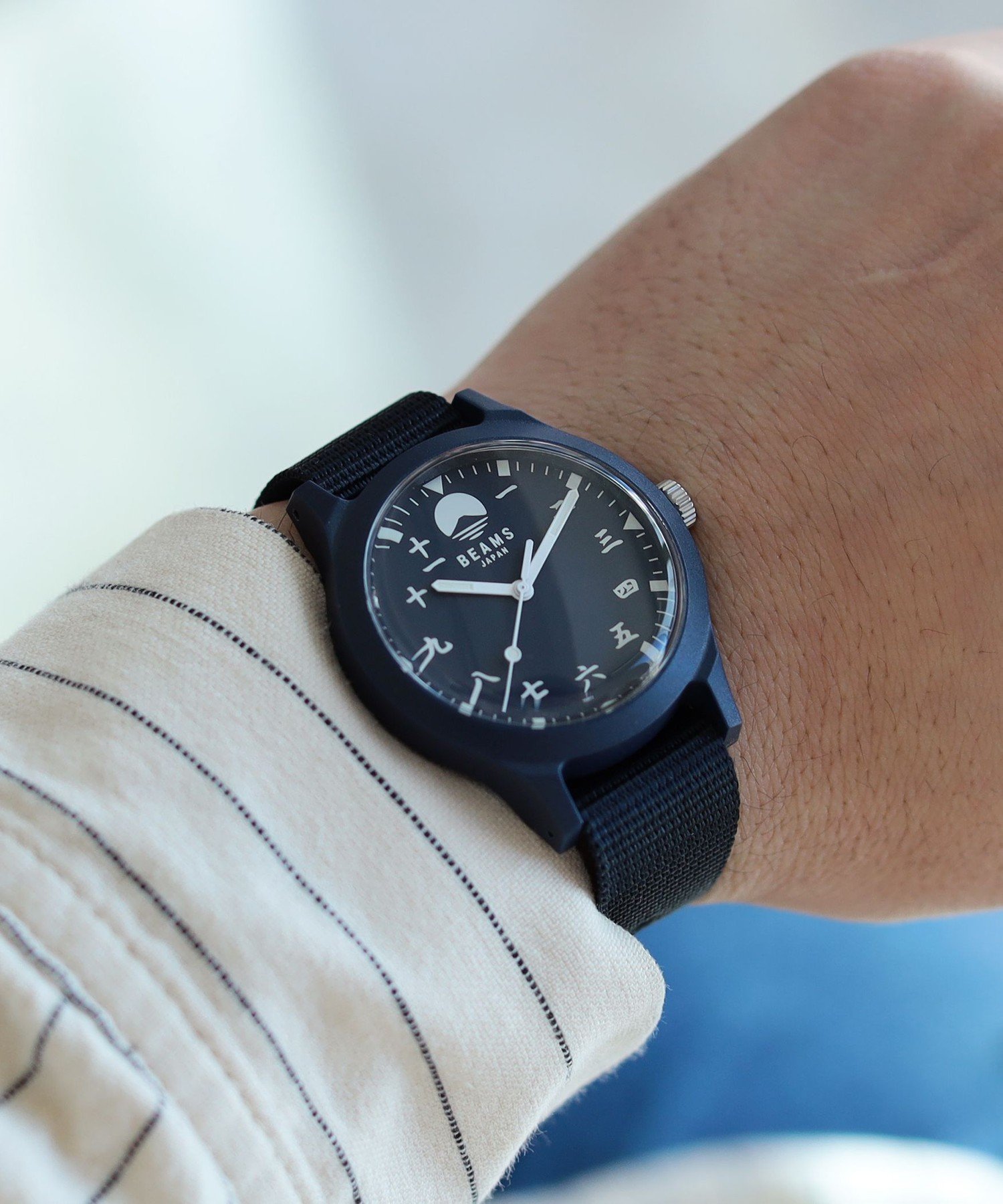 BEAMS JAPAN 〈UNISEX〉ビームス ジャパン オリジナル 漢数字 ウォッチ 藍 ギフト プレゼント ビームス ジャパン アクセサリー・腕時計 腕時計【送料無料】