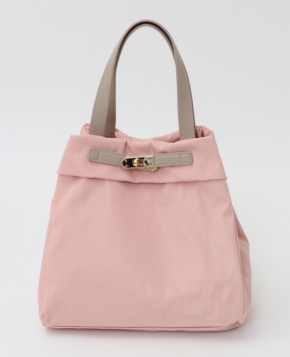 【SALE／50%OFF】TIARA ナイロントートバッグ ティアラ バッグ トートバッグ ブラック ベージュ ピンク..