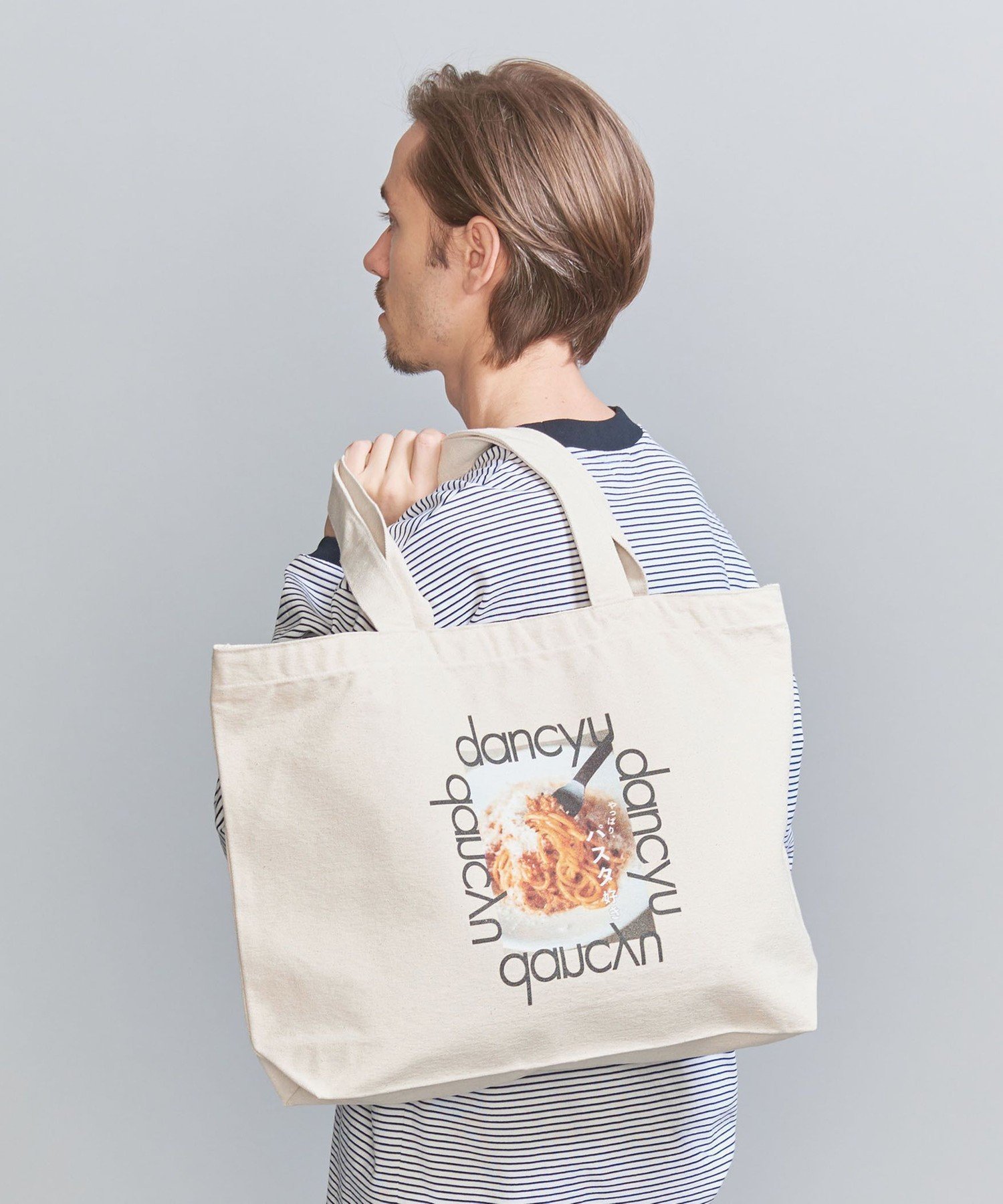 【SALE/60%OFF】BEAUTY&YOUTH UNITED ARROWS <dancyu * BEAUTY&YOUTH> プリント トートバッグ ユナイテッドアローズ アウトレット バッグ トートバッグ レッド