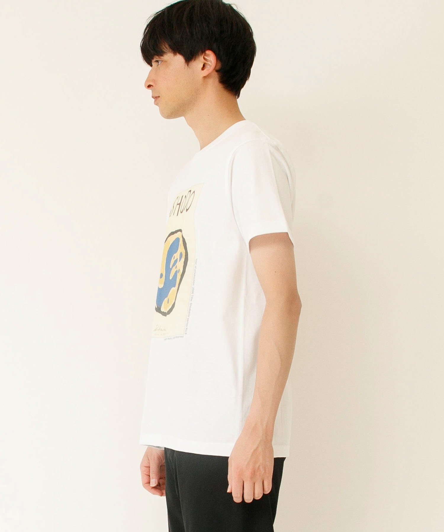 Johnbull Private labo 毎来寺プリントTシャツ SHODOKIILN No.9 ジョンブルプライベートラボ トップス カットソー・Tシャツ ホワイト