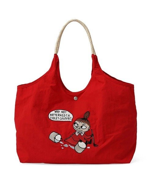 GSC GOODS & SHOES SELECT MOOMIN/ムーミン ナイロン エンブロイトート ゴースローキャラバン バッグ トートバッグ ネイビー カーキグリーン グリーン レッド ブルー