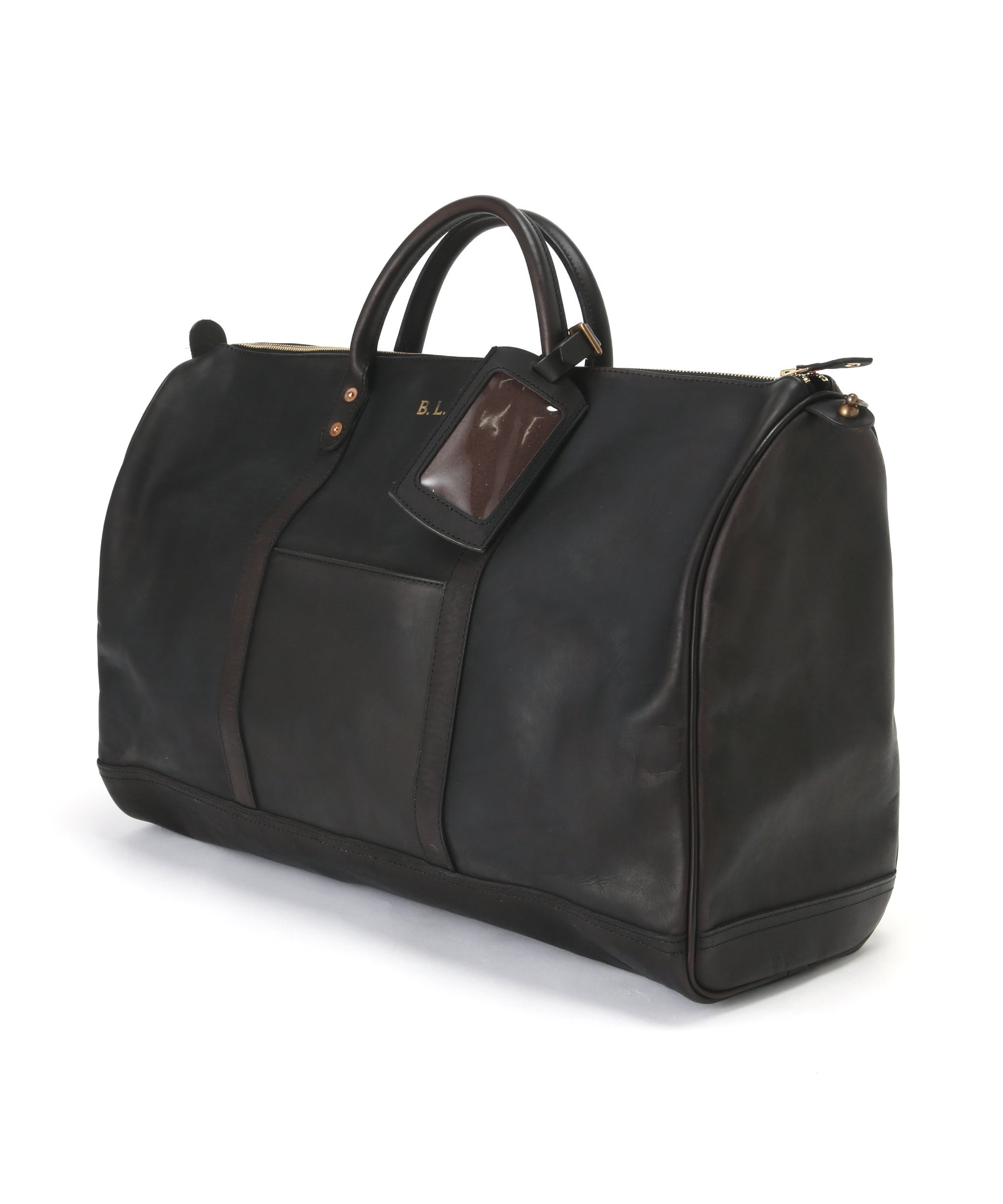 Schott VASCO/ヴァスコ/LEATHER TRAVEL BOSTON BAG/レザートラベル ボストンバッグ ショット バッグ その他のバッグ ブラック【送料無料】