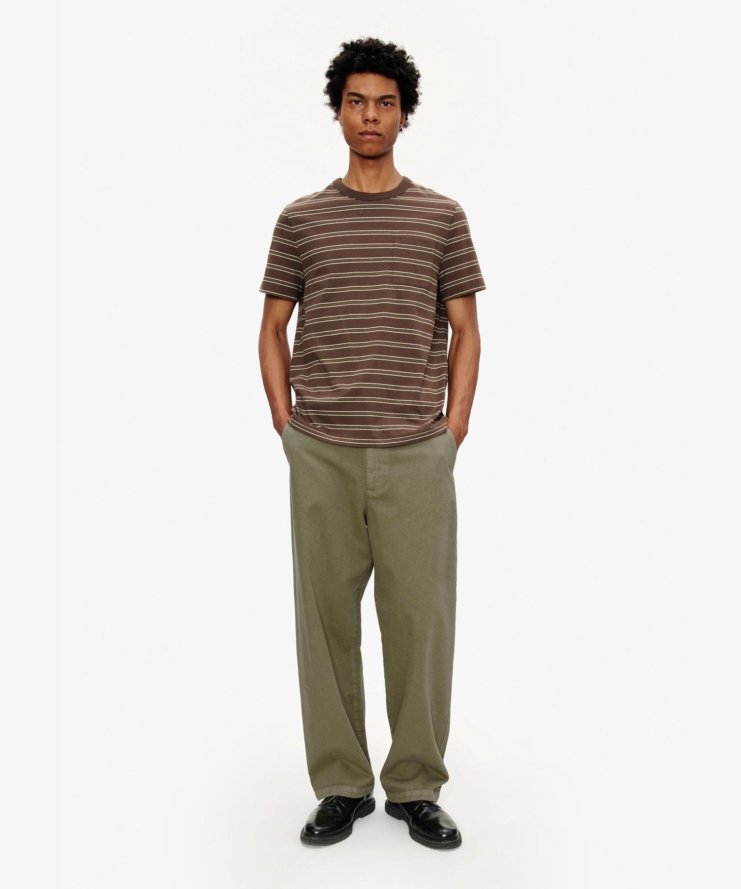 A.P.C. ボーダーTシャツ アー・ぺー・セー トップス カットソー・Tシャツ ベージュ【送料無料】