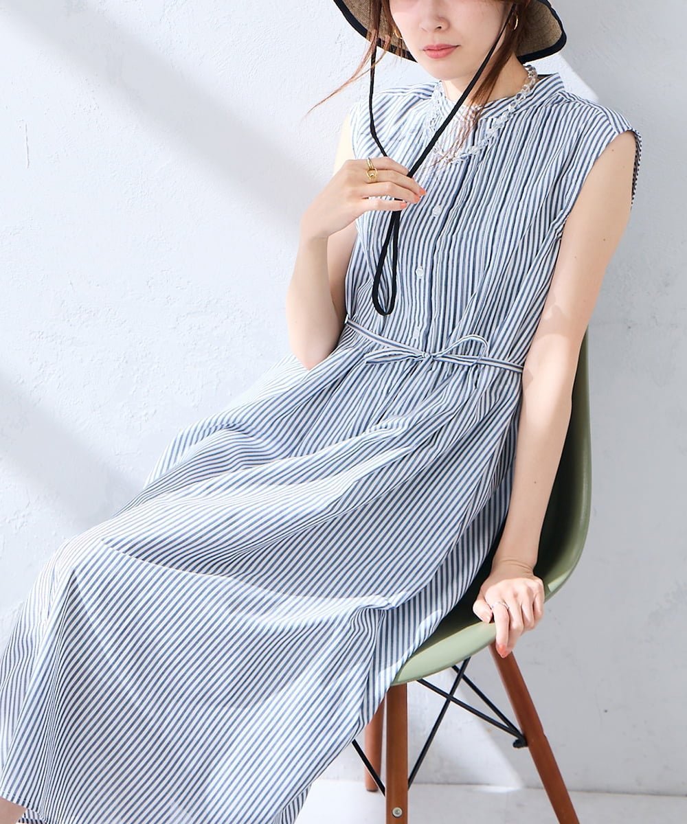【SALE／46%OFF】a.v.v フレアシャツワンピース アー・ヴェ・ヴェ ワンピース・ドレス ワンピース ブラック ネイビー【送料無料】