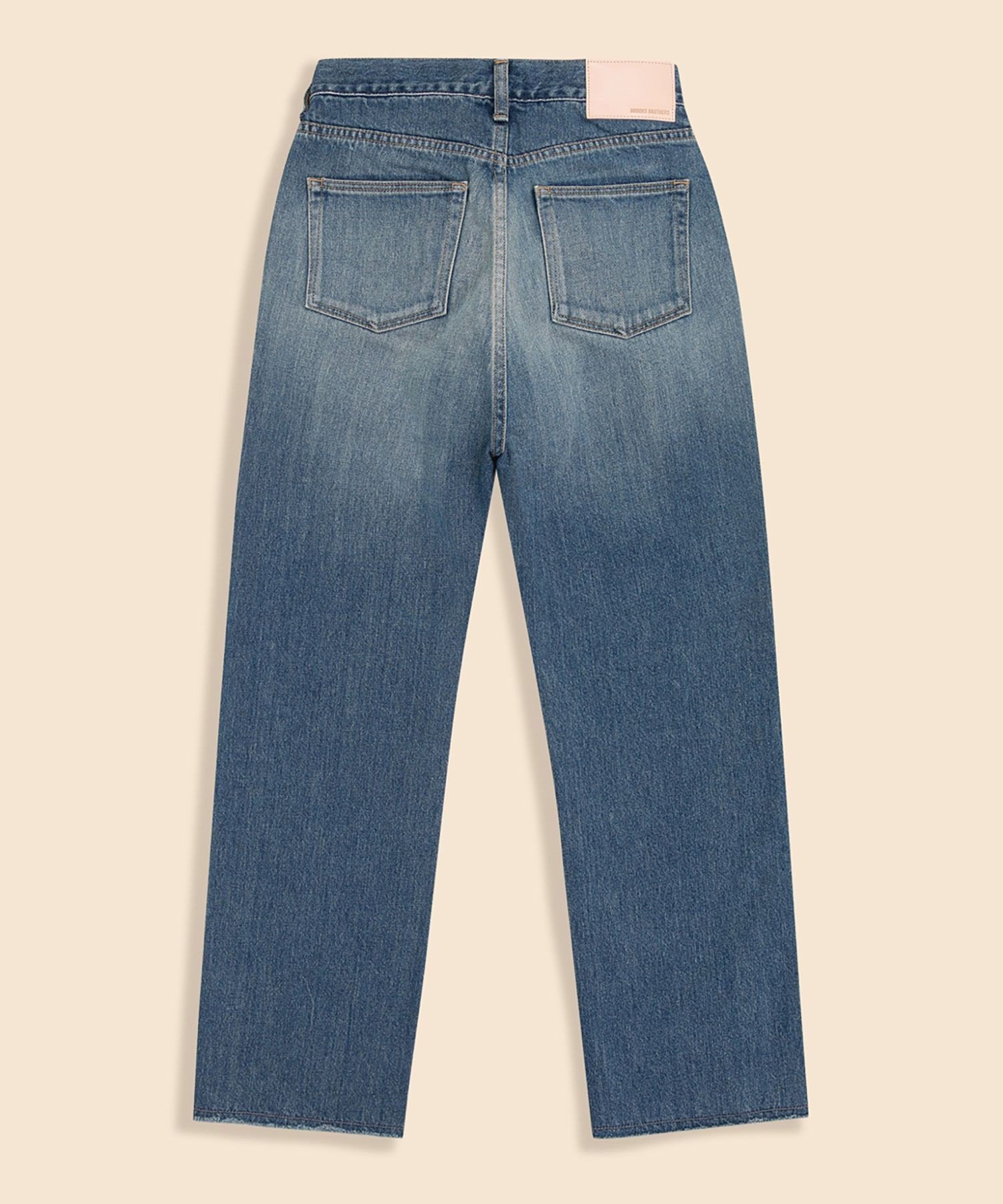 BROOKS BROTHERS コットン クロップド デニムパンツ ブルックス ブラザーズ パンツ ジーンズ・デニムパンツ ブルー【送料無料】