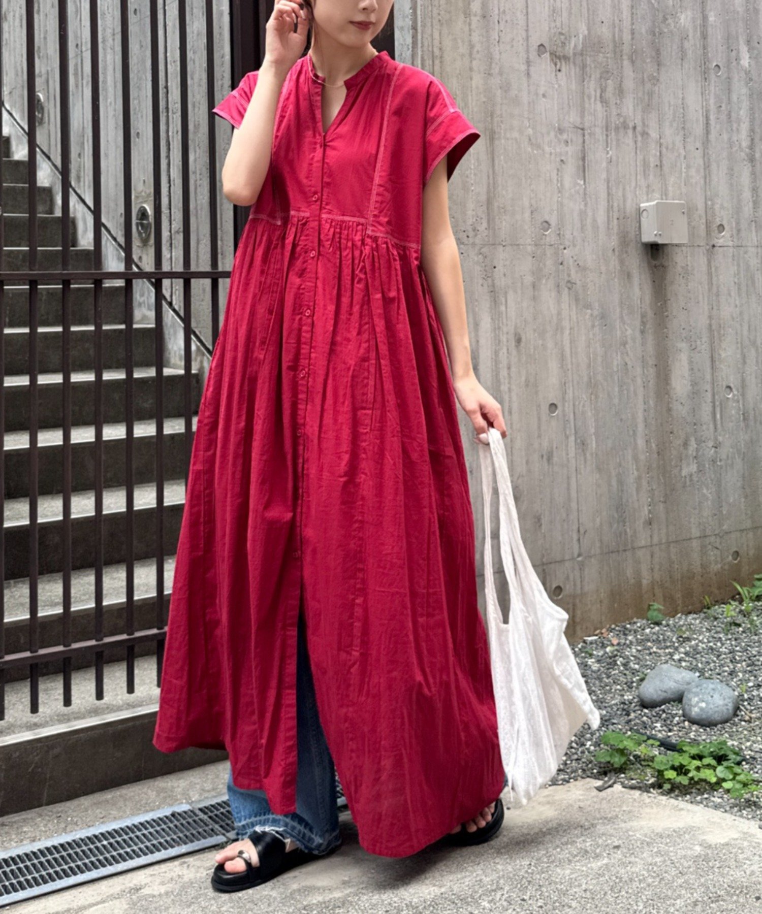 楽天市場】赤（柄刺繍）（ワンピース｜レディースファッション）の通販