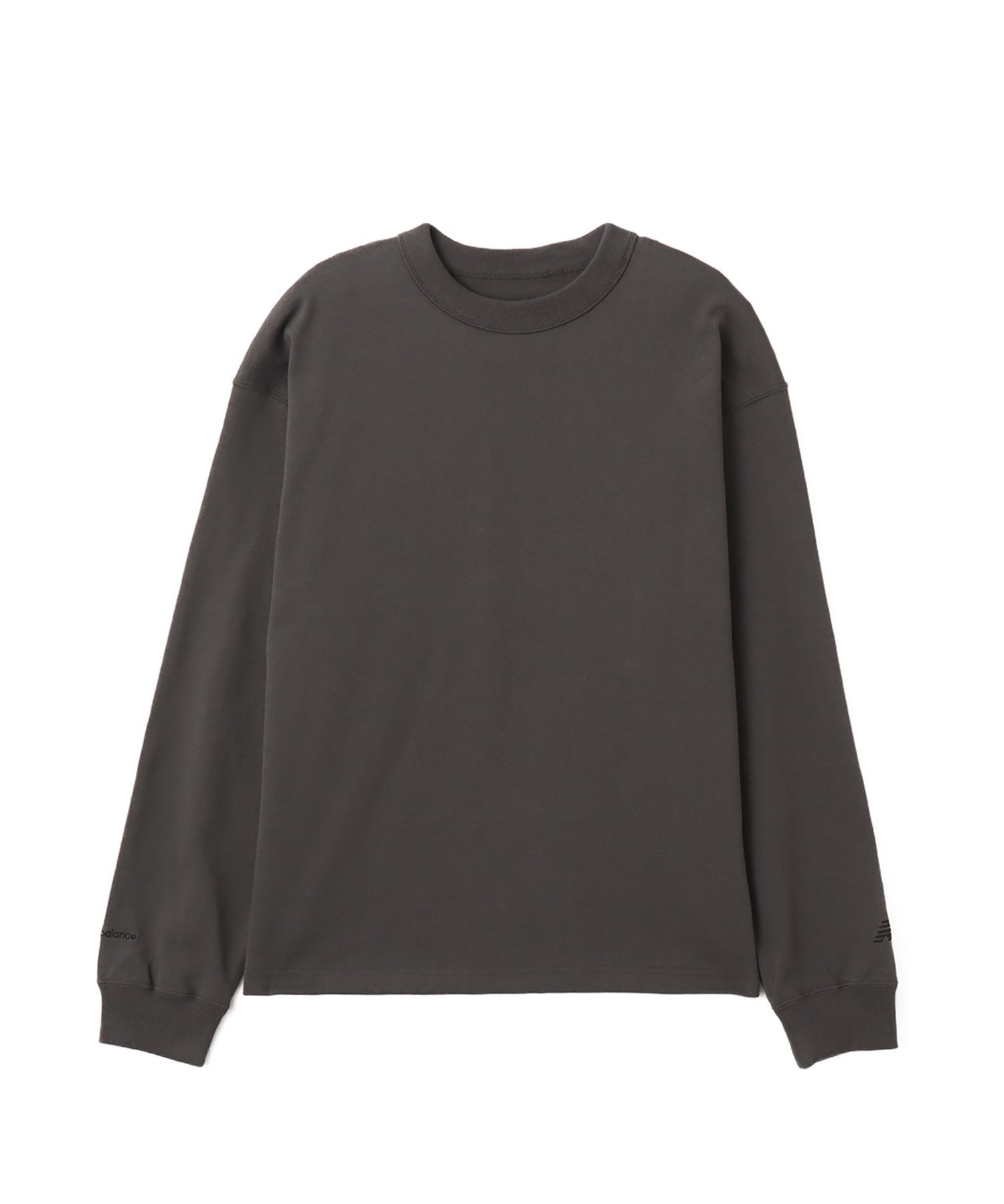 New Balance New Balance NB Grey Premium Long Sleeve ブラックトップ アトモス トップス カットソー・Tシャツ ブラック【送料無料】