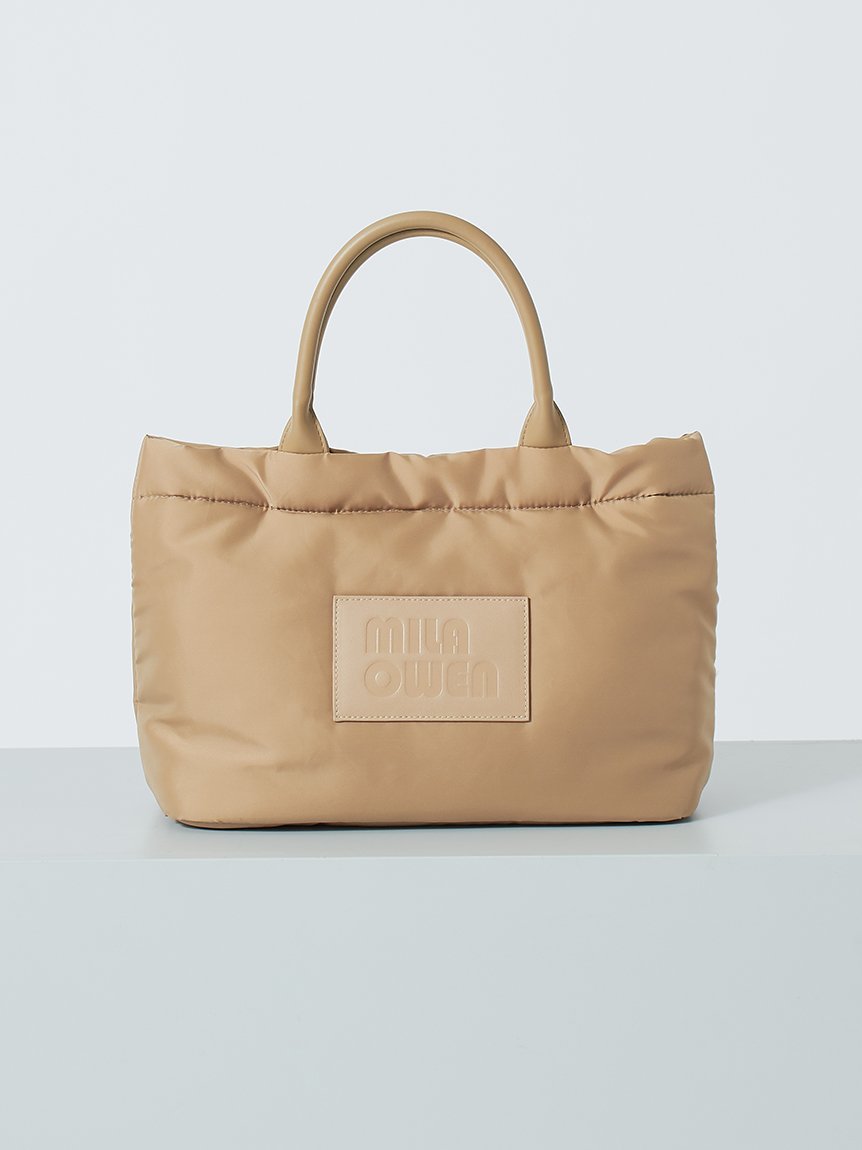 Mila Owen パデッドトートバッグ ミラオーウェン バッグ トートバッグ ブラック ベージュ【送料無料】 stylife-15790671 Rakuten Fashion サンプル画像2