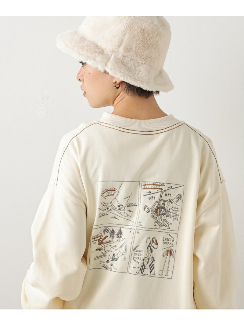 【SALE／65%OFF】DOUBLE NAME HOW TO SKIING刺しゅうカットワンピース レイカズン ワンピース・ドレス シャツワンピース ホワイト ブラック ブルー グリーン