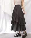 【SALE/30%OFF】JILL by JILL STUART ◇ボリュームデザインプリーツティアードスカート ジル バイ ジル スチュアート スカート その他のスカート オレンジ ブラック ホワイト【送料無料】