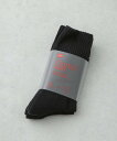 NANO universe Hanes/クルーソックス2P ナノユニバース 靴下・レッグウェア その他の靴下・レッグウェア ブラック ホワイト