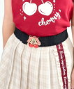 axes femme kids さくらんぼモチーフゴムベルト アクシーズファム ファッション雑貨 ベルト ゴールド
